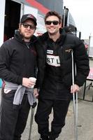 los angeles, 19 mars - aj buckley, daniel goddard à la séance d'entraînement de course de célébrités toyota pro à willow springs speedway le 19 mars 2011 à rosamond, ca photo