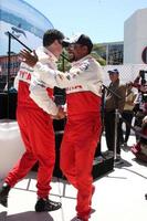 los angeles, 14 avril - adam carolla, hill harper à la toyota pro celeb race 2012 au grand prix de long beach le 14 avril 2012 à long beach, ca photo