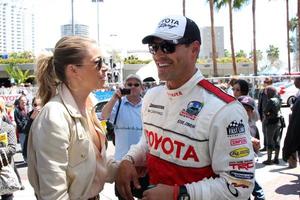 los angeles, 14 avril - leann rimes, eddie cibrian à la course toyota pro celeb 2012 au grand prix de long beach le 14 avril 2012 à long beach, ca photo