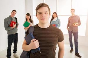 vue de l'étudiant qui réussit photo