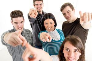 groupe d'étudiants qui réussissent photo