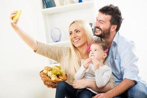 vue selfie famille photo