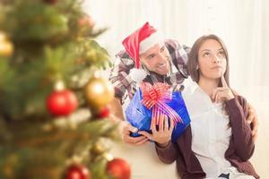 joyeux noel couple photo