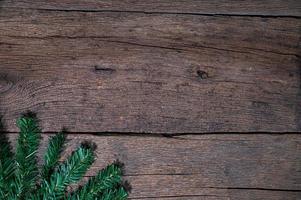 joyeux noël fond avec table en bois photo