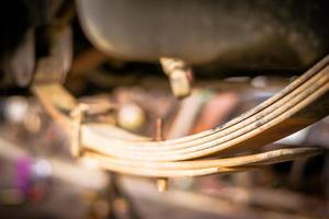 amortisseur et suspension d'une voiture photo