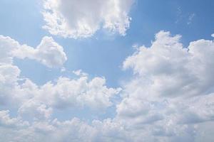 ciel bleu et nuages photo