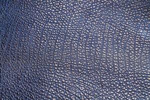 reptiles en cuir texturé bleu, texture utilisée pour le fond. peau de lézard ou de crocodile photo