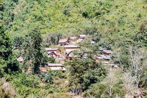 vue sur le paysage de la thaïlande photo