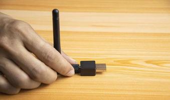 usb wifi parquet noir photo