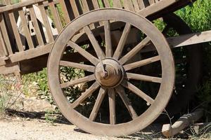 chariot remorque pour le transport de marchandises. photo