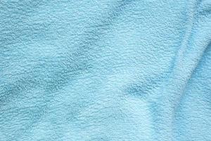 serviette en tissu de coton bleu texture abstract background photo