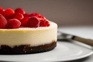 cheesecake aux cerises photo