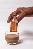 biscuits connus sous le nom de chai-biscuit en inde photo