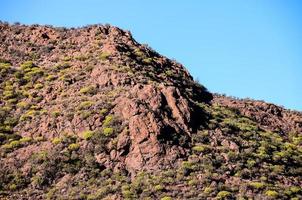 paysage rocheux sur les îles canaries photo