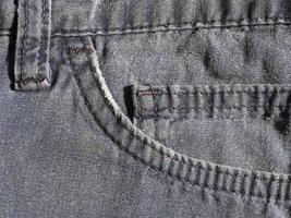 fond de texture de tissu bleu jeans photo