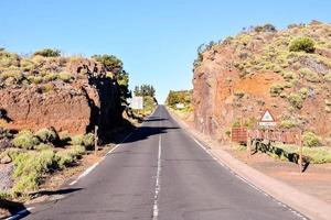 route avec vue sur la végétation photo