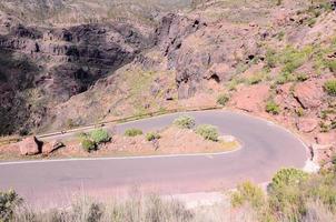 paysage rocheux sur les îles canaries photo