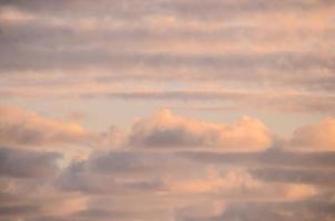 coucher de soleil nuages vue photo