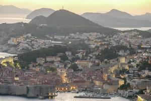 vue sur dubrovnik, croatie photo