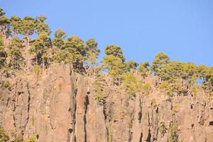 paysage rocheux sur les îles canaries photo