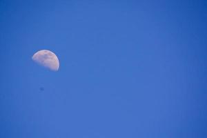 beau gros plan de lune photo