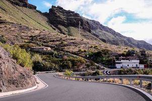 paysage rocheux sur les îles canaries photo