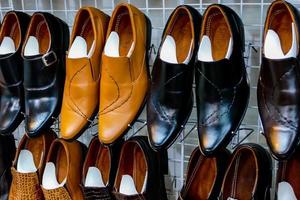 vue sur les chaussures pour hommes photo