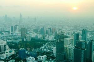 vue sur le paysage urbain de la thaïlande photo