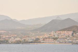 vue sur l'océan brumeux photo