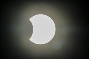 vue de l'éclipse lunaire photo