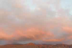 coucher de soleil nuages vue photo