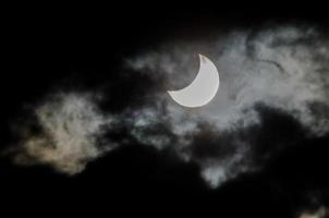 vue de l'éclipse lunaire photo