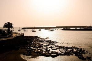 heure d'or de la plage photo