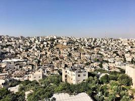 une vue panoramique d'hébron en israël photo
