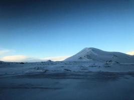 une vue de l'islande en hiver photo