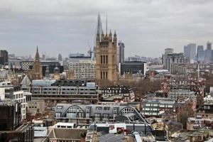 une vue aérienne de londres photo