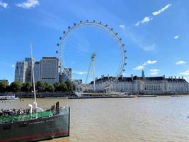 une vue sur la tamise à londres photo