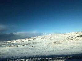 une vue de l'islande en hiver photo