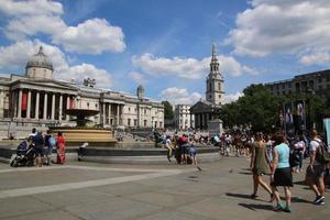 Londres au Royaume-Uni en 2022. une vue sur Trafalgar Square photo