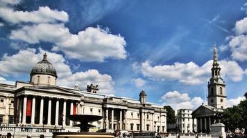 Londres au Royaume-Uni en 2022. une vue sur Trafalgar Square photo