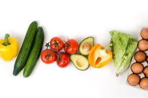 concept d'alimentation saine. légumes .végétarien ou vegan.detox concept. photo