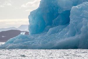 glace de mer, iceberg dans l'arctique photo