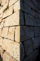 fortifications de mur de pierre dans les îles scilly photo