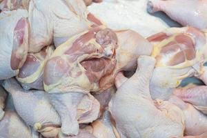 gros plan de viande de poulet photo