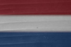 texture du drapeau néerlandais en arrière-plan photo