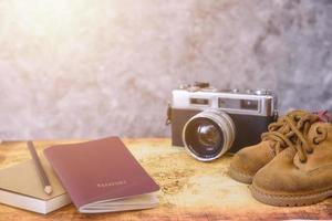 accessoires pour concept de voyage. photo