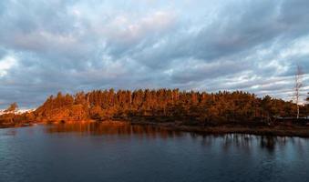 printemps dans les lacs des marais photo