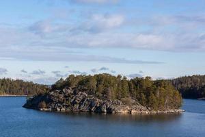 paysages marins nuageux en mer baltique photo