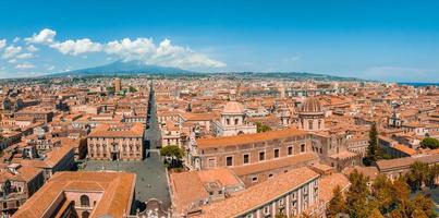 vue panoramique aérienne du port de trapani, sicile, italie. photo