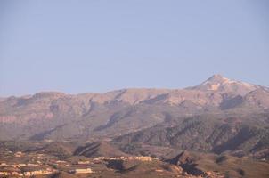 belle vue sur les montagnes photo